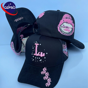 QZFSO Gorra de Béisbol Unisex Personalizada, Deportiva, con Visera de Gamuza, 5 Paneles, Bordado 3D, Ajustable, para Hombre - Product Image 1