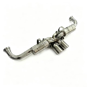Silenziatore Universale OEM GDR in Acciaio Inox Lucidato a Specchio per Porsche 911 991/991.1/991.2 <span class=keywords><strong>GT3</strong></span> 2013-2019 - Product Image 3