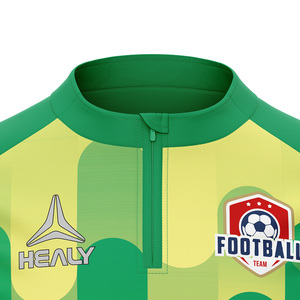 เสื้อแจ็กเก็ตติดซิปสำหรับผู้ชายเสื้อโค้ทแบบพรีเมี่ยมพิมพ์ลายสีเขียวทั้งตัว - Product Image 3