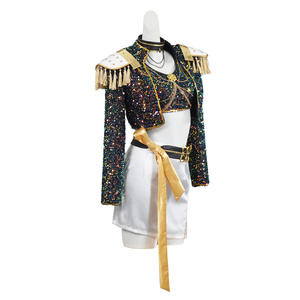 Disfraces de Cosplay de Estrellas del Grupo Femenino de K-Pop Hunter Girl, Versión de Piel Negra y Blanca de Rumi Black y <span class=keywords><strong>Zoe</strong></span>, Ropa para Actuaciones de Cosplay - Product Image 2