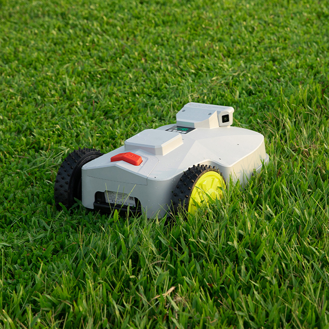 Self Driven Automatic Charge Industrial Grade DIY 24V Cordless Grass Box Cut Width 8 in Robot Lawn Mower