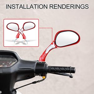 GY6 <span class=keywords><strong>50cc</strong></span> 80 125 150 250 Rétroviseur latéral de 8mm pour scooters et motos avec clignotant - Product Image 6