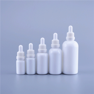 Recipiente de alta calidad para aceites esenciales, envases de cosméticos de 5ml, 10ml, 15ml, 20ml, 30ml, 50ml, 100ml, botella cuentagotas de vidrio de ópalo blanco - Product Image 2