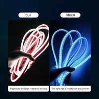 Tira de Luces LED Flexible de 12V para Capó de Coche, Luces Diurnas Blancas, Decoración, Retroiluminación, 9W, Universal, Nueva