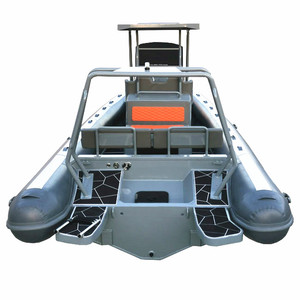 เรือยางหรูหราขนาด 25 ฟุต รุ่น Sport RIB 760 ตัวถังอะลูมิเนียมรูปตัววี พร้อมมอเตอร์ สำหรับเล่นเซิร์ฟในทะเล Orca - Product Image 3