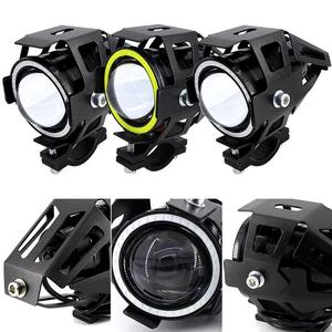 Racepro-faros de motocicleta con Ojos de Ángel y ojos del diablo, foco de conducción LED <span class=keywords><strong>U7</strong></span> - Product Image 3