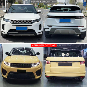 Kit de carrocería para Range Rover Evoque 2013-2015, actualización de parachoques delantero, parrilla, parachoques trasero y guardabarros. - Product Image 2