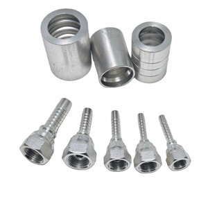 Fabricante personalizado de alta presión BSP/JIC/SAE/ORFS/NPT/JIS/METRIC estándares accesorios hidráulicos virola para manguera - Product Image 1