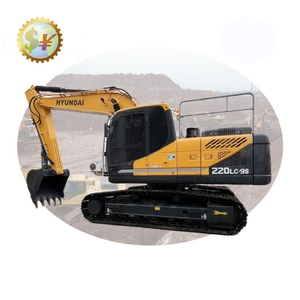 Excavadora de orugas Hyundai 220LC-9S usada original de Corea, excavadora de segunda mano de 22 toneladas, precio bajo, gran oferta con 1 año de garantía - Product Image 1