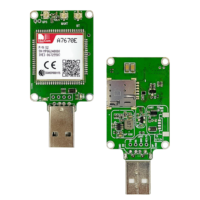 SIMCOM A7670E 4G LTE Module USB Dongle LTE CAT1 LTE-FDD Gsm Gprs Edge Module LGS support 4G A7670E European band