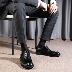 Best-Selling 2025 New Men's <b>Shoes</b> Fashionable Casual Handcrafted Luxury Formal <b>Shoes</b> <b>Height</b> <b>Increasing</b> Waterproof Breathable - Product Image 5