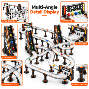 Pista de Canicas Profesional Personalizada para Pinball, Equipo de Transmisión en Vivo, Competición de Pinball, Pista de Carreras de Canicas - Product Image 4
