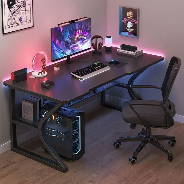 Computer Desk Modern Inexpensive Desk Minimalist Office Desk Study Desk C-shaped Stable Structure Custom Size