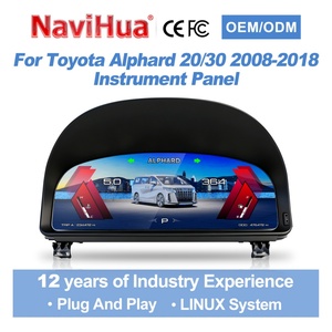NaviHua New Design <b>Car</b> <b>Digital</b> Cluster Auto <b>Speedometer</b> Linux System Carplay LCD Instrument <b>for</b> Toyota Alphard 20Series 30Series - Product Image 1
