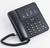 هاتف مكتبي لاسلكي ZT9300 بتقنية 4G LTE - شاشة HD مقاس 5 بوصات وذاكرة داخلية 32 جيجابايت وذاكرة وصول عشوائي 3 جيجابايت لمهام متعددة ومكالمات فيديو