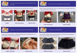 Muñeco de Peluche de Algodón Personalizado de Alta Calidad, Diseño Europeo, Muñeco de Ídolo K-Pop con Ropa, Fabricantes OEM ODM - Product Image 5