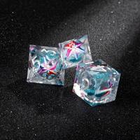 Ensemble de 7 dés polyédriques esthétiques de qualité collectionneur pour jeux, idéal pour offrir