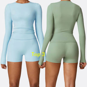 Женский спортивный костюм с длинным рукавом - Product Image 4