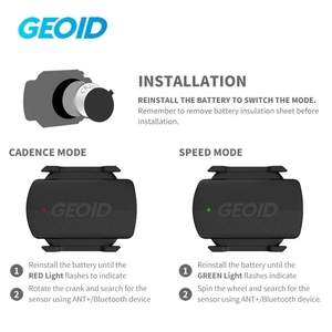 เซ็นเซอร์วัดความเร็ว/รอบขา GEOID CS600 ระบบ Ant+ BT ไร้สาย สำหรับจักรยานเสือหมอบและเสือภูเขา - Product Image 3