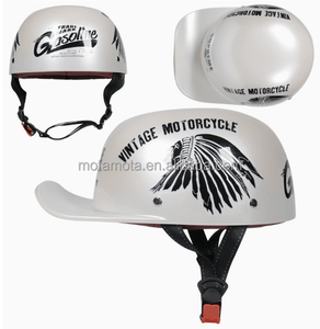 Casque rétro en forme de bec de canard pour scooter, casque demi-casque pour voiture électrique pour hommes et femmes, casquette de baseball, casque en forme de bec de canard pour scooter - Product Image 6