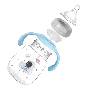 <span class=keywords><strong>Biberon</strong></span> anti-colique et anti-étouffement en PP de 180 ml avec poignée pour bébé, vente en gros - Product Image 3