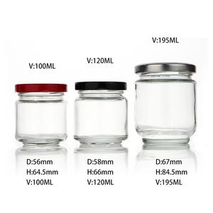 Vente en gros 500g 1000g pot hexagonal carré rond en verre de miel avec couvercle à cosse en métal tarro de miel de cristal con tapa giratoria - Product Image 3