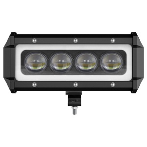 Phare de travail LED 60W avec anneau lumineux, antibrouillard, pour conduite diurne, tout-terrain, projecteur LED pour moto et camion - Product Image 2