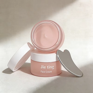 Envase de Vidrio Personalizado de Lujo para Crema Facial de 15g 20g 30g 50g, Mini Tarro de Crema con Tapa, Envase Cosmético Personalizado en Color - Product Image 1