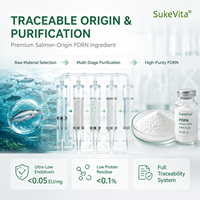 PDRN (Polydesoxyribonucléotide) en poudre, ADN de saumon, qualité cosmétique 99%, CAS 100403-24-5, vente en gros, OEM, matière première pour soins de la peau