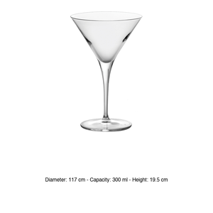 Copa Martini Crescendo 30 cl, Altura 19.5 cm, Diámetro 11.7 cm, Cristal Luigi Bormioli - Product Image 3