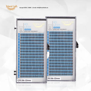 Pestañas de abanico prefabricadas 4D de alta calidad, pestañas postizas naturales hechas a mano con alto volumen CC Curl Dazzling Stand, accesorio de belleza - Product Image 2