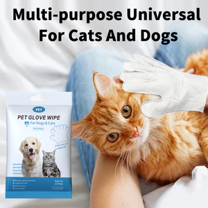 Lingettes pour animaux de compagnie, pour chiens et chats, paquet de 6 pièces, avec extrait d'aloe vera et huile de jojoba, hypoallergéniques, non parfumées, sans danger pour tous les animaux de compagnie - Product Image 4