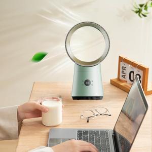 Ventilador de Torre sin Aspas para Circulación de Aire en el Hogar, con Control Remoto, Modo de Sueño y Súper Viento, con Ventilador Inteligente TUYA - Product Image 4