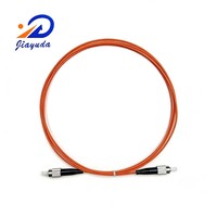 Premium OM1 OM2 1 Fiber Optical Jumper Selectable LC SC ST FC Orange Cable 62.5/125 50/125um Multimode Patch Lead