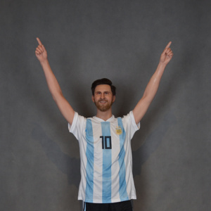 Vendita Speciale: Statuetta in Cera 1:1 di Lionel Messi, Stellino del Calcio <span class=keywords><strong>Marvel</strong></span> - Product Image 3