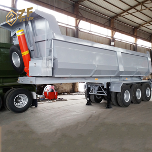 Trung Quốc Heavy Duty Chất Lượng Tốt 25cbm 32cbm U-hình <span class=keywords><strong>End</strong></span> Phía Sau Tipper Dumper <span class=keywords><strong>Dump</strong></span> Bán Xe Tải Trailer Các Nhà Sản Xuất - Product Image 5