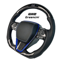 Volante de Fibra de Carbono Forjado para Toyota Corolla RAV4, Mejora del Interior Deportivo