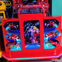 Máquinas de Juegos para Niños de Parques de Diversiones, Equipos de Entretenimiento de Carreras que Funcionan con Monedas