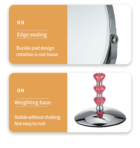 Chất Lượng Cao Mỹ Phẩm Gương Kinh Điển Thời Trang Cổ Điển <span class=keywords><strong>Magnifying</strong></span> Trang Điểm Gương Với Cơ Sở - Product Image 5