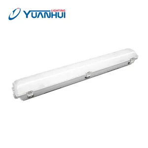 Industrial CCT Adjustable Waterproof IP66 Led Linear Light For Warehouse Office Indoor Triproof Luminaire 5 Year Warranty