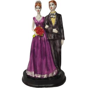 PARIJAT HANDICRAFT Luxury Together Sculpted Hand-Painted <b>Figure</b> Statue for Home Office Decor and Bookshelf/Desktop Decoration - Product Image 1