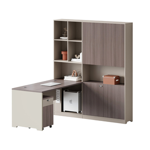 Estación de Trabajo Modular Contemporánea de Madera para 2 Personas, para Centros de Atención Telefónica, con Diseño de Paneles, Marca <span class=keywords><strong>JIBAN</strong></span> - Product Image 1