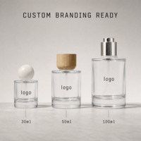 Flacons de parfum en verre vides à prix réduit, logo et étiquettes personnalisés, flacon vaporisateur personnalisé 30ml 50ml, flacon atomiseur de parfum personnalisé