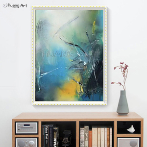 100% fait à la main abstraite peinture à l'huile <span class=keywords><strong>toile</strong></span> Style moderne coloré qualifié <span class=keywords><strong>peintre</strong></span> Art pour chambre décor accrocher peinture - Product Image 4