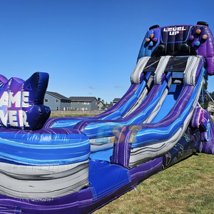 <span class=keywords><strong>Toboggan</strong></span> <span class=keywords><strong>aquatique</strong></span> gonflable sur le thème des jeux vidéo, avec manette de <span class=keywords><strong>jeu</strong></span>, pour les enfants, location pour fêtes - Product Image 4