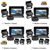 Cámara de marcha atrás para coche, Monitor con pantalla IPS a Color, 1080P / 720P AHD, cámara de visión lateral de respaldo para camión, caravana y remolque, precio de fábrica