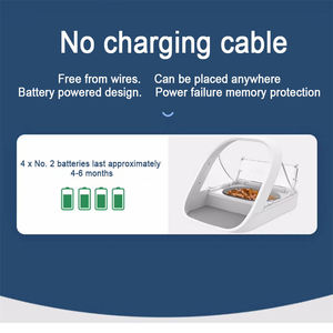 מזין מחמד microbiner <span class=keywords><strong>microchip</strong></span> מתאים הן רטוב מזון יבש והן מזון חינם אאוטלטונים ערך חבילת קערות כלב - Product Image 6