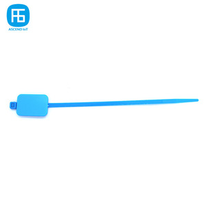 Venta caliente autoblocante RFID Zip Tie Tag 13,56 Mhz <span class=keywords><strong>URL</strong></span> Números de serie Texto Programable Código QR Impreso NFC Zip Tie Cable Tags - Product Image 3