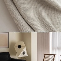 Rideau occultant artisanal Wabi Sabi en tissu chenille de qualité supérieure avec mesure personnalisée pour la couverture de fenêtre de chambre à coucher