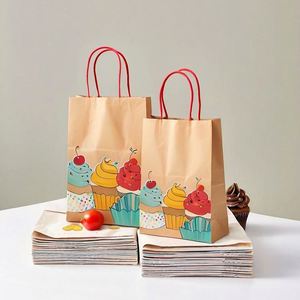 Bolsas de Papel Kraft al por Mayor con Asas para Venta Minorista de Ropa, Bolsas de Compra Recicladas Personalizadas con Logotipo de Fábrica - Product Image 4
